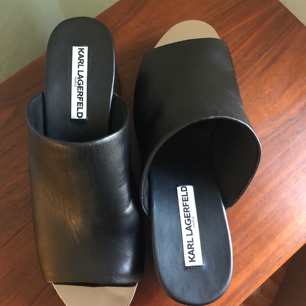 Wedge Slide Sandals Karl Lagerfeld LYRIC